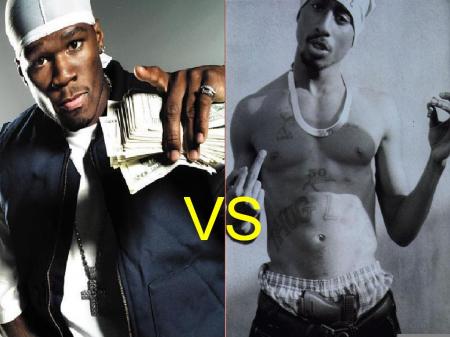 50cent vs 2pac